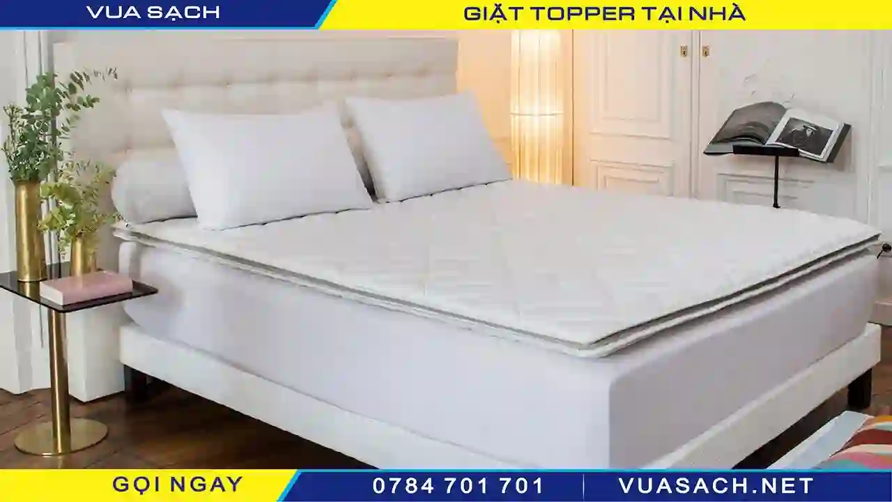 Giặt topper tphcm giá tốt – khử mùi & diệt khuẩn 99%